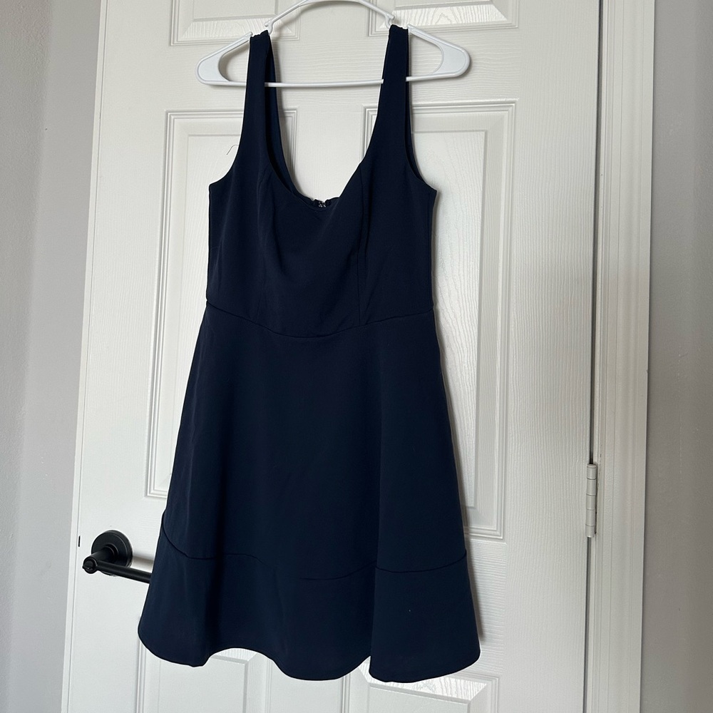 Trixxi Dark Blue Strapless Dress